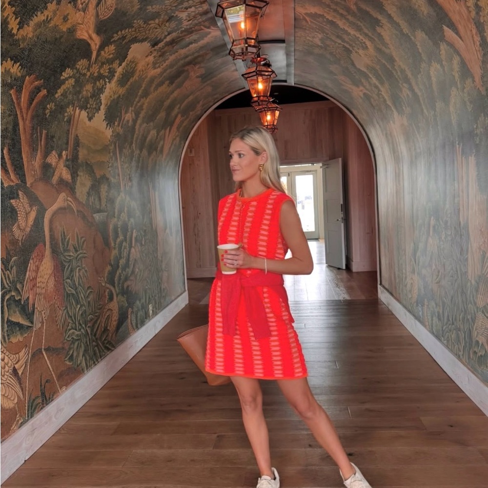 RHOWE by Anna cate neon knit sweater dress